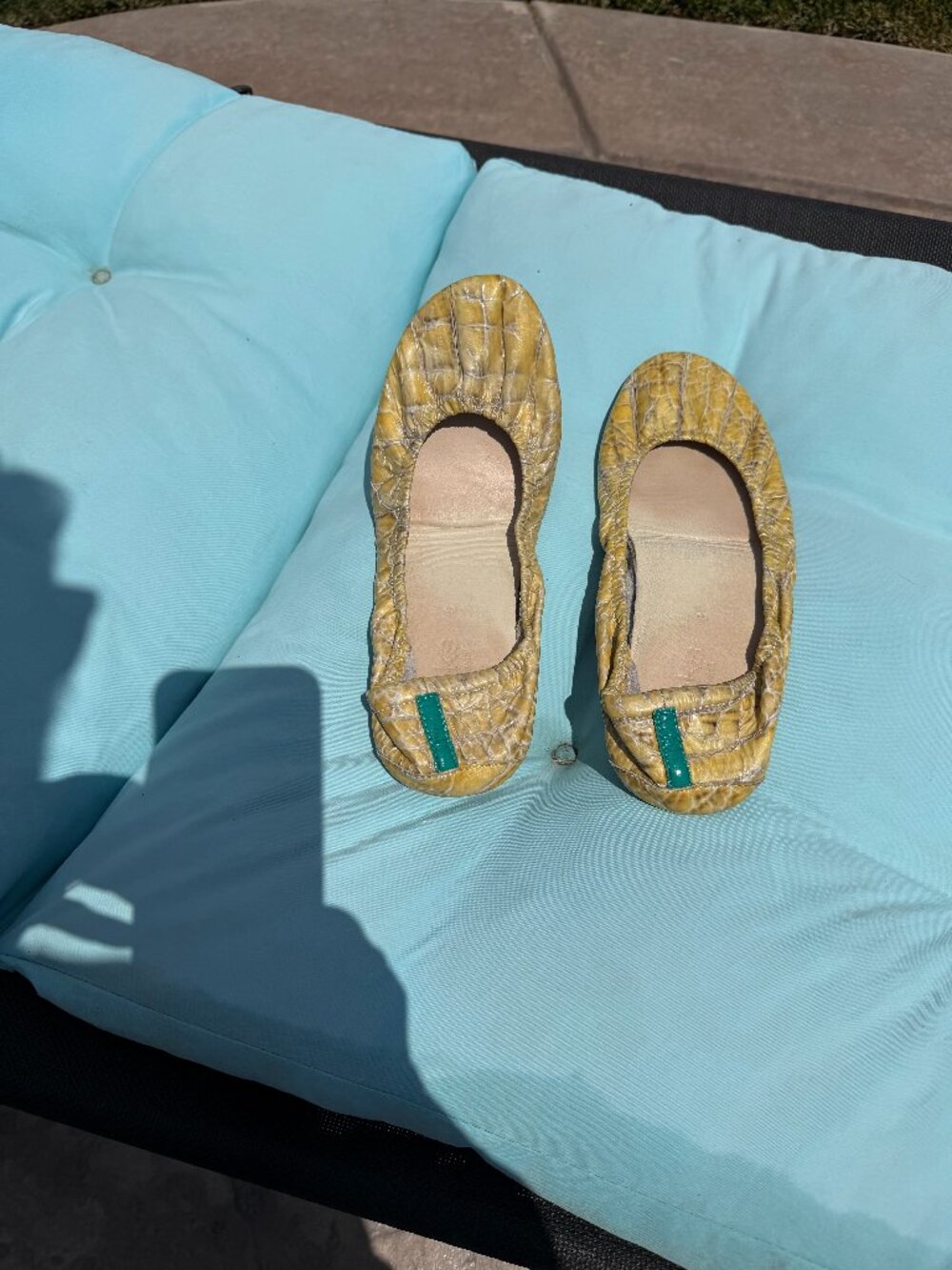 Tieks desert croc size 8 - fair condition